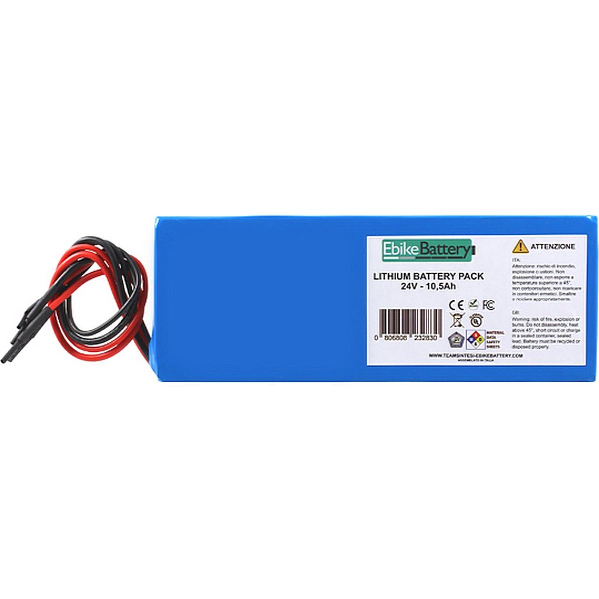 0806808232830 - Lithium-Batteriepack 24V 105Ah für E-Bike mit integriertem BMS