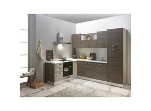 0806812000074 - Eckküche \Sofia\ Eichefarben Grau