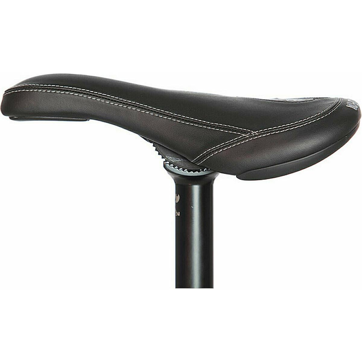 0810006442281 - BMX Sattel Kris Fox Signature Slim Pivotal Schwarz - Hochwertiges Kunstleder