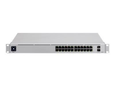 0810010070623 - UniFi USW-PRO-24 Netzwerk-Switch Managed L2 L3 Gigabit Ethernet (10 100 1000) Silber - Silver - Ubiquiti