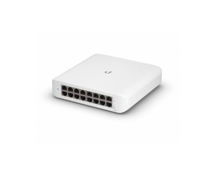 0810010071163 - UniFi Switch Lite USW-Lite-16-POE - Switch - managed - 16 x 10 100 1000 (8 PoE+) - Desktop wandmontierbar - PoE+ (45 W)