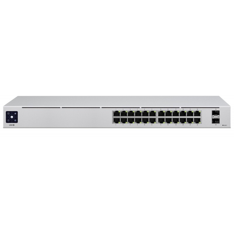 0810010071385 - UniFi Switch USW-24 - Switch - managed - 24 x 10 100 1000 + 2 x Gigabit SFP - Desktop an Rack montierbar