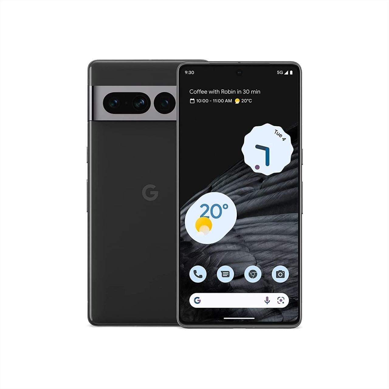 0810029937429 - Pixel 7 Pro - 5G Smartphone - Dual-SIM - RAM 12 GB   Interner Speicher 128 GB - OLED-Display - 67 - 3120 x 1440 Pixel (120 Hz) - Triple-Kamera 50 MP 48 MP 12 MP - front camera 108 Megapixel - Obsidian