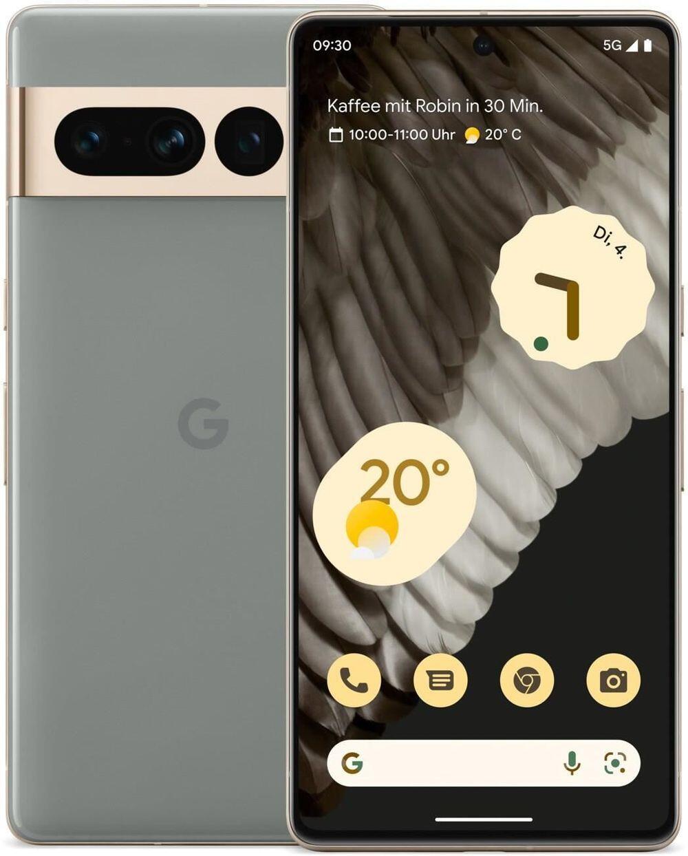 0810029937443 - Google Pixel 7 Pro - 5G Smartphone - Dual-SIM - RAM 12 GB   Interner Speicher 128 GB - OLED-Display - 67 - 3120 x 1440 Pixel (120 Hz) - Triple-Kamera 50 MP 48 MP 12 MP - front camera 108 Megapixel - - haselnussbraun (99933878)