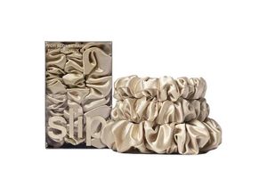 0810046984383 - Slipsilk - Back To Basics - Haargummis Aus Reiner Seide Blond - -scrunchies Midi   Large Blonde