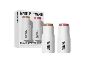 0810050385985 - Makeup By Mario - Sculpt & Pop On The Go - Duo Mini-konturenstick Und Rouge - set Light Medium & Sweet Pink
