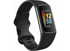 0810073611566 - Charge 5 Bundle Fitness-Tracker Schwarz (FB421BKBK-EUBNDL) - Fitbit