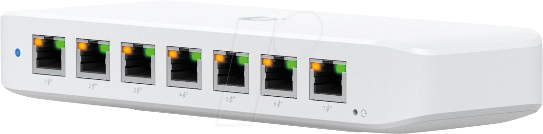 0810084693698 - UniFi Switch Ultra USW-Ultra 8 Port 1x GbE PoE++ in 7x GbE PoE+ out (USW-Ultra) - Ubiquiti