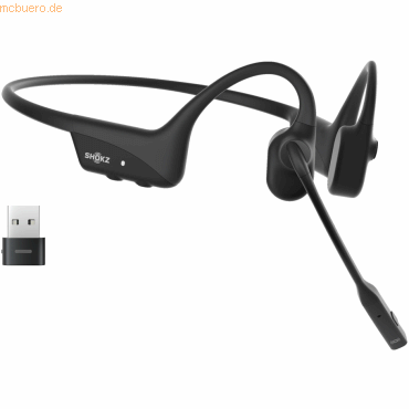 0810092675204 - Shokz OpenComm2 UC - Headset - offenes Ohr - hinter dem Nacken angebracht - Bluetooth - kabellos