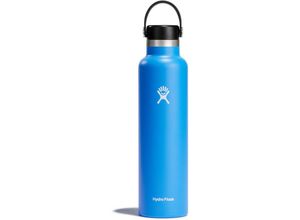 0810096852465 - Trinkflasche HYDRO FLASK Standard Flex Cap blau (cascade) H274cm Edelstahl Trinkflaschen TempShield™-Isolierung