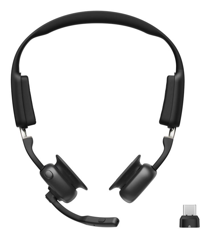 0810160665281 - OPENMEET Bluetooth Knochenschall Headset USB C Dongle