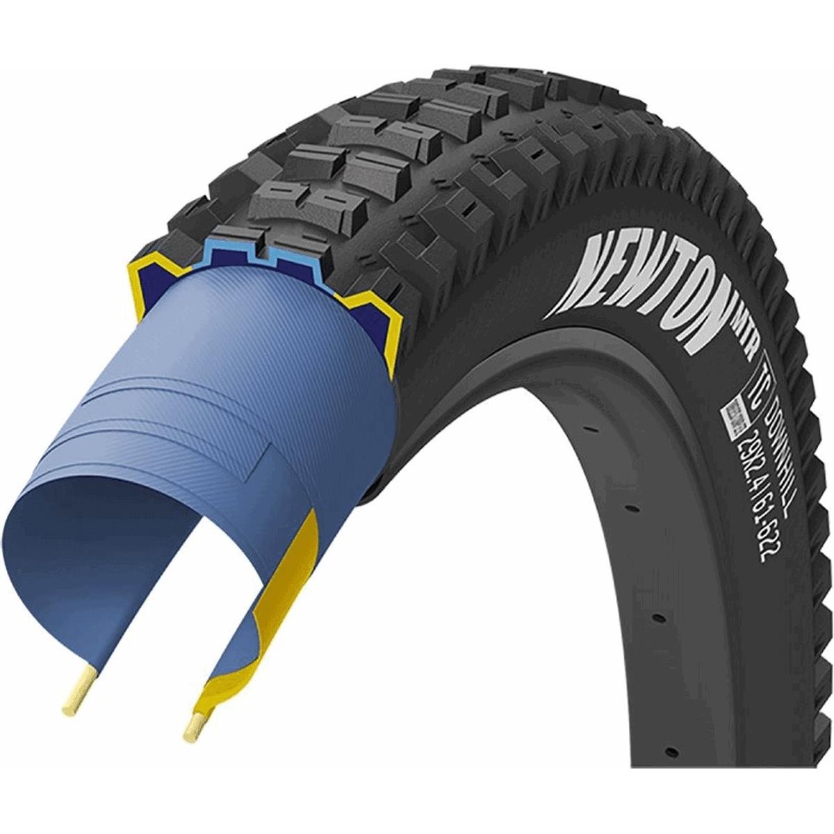 0810432031356 - Newton MTR 275x24 Tubeless Downhill Schwarz - Höchste Leistung und Grip