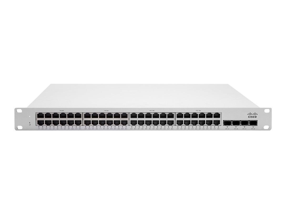 0810979012887 - Switch Meraki MS250 54-Port 1 10GbE 370W PoE managed