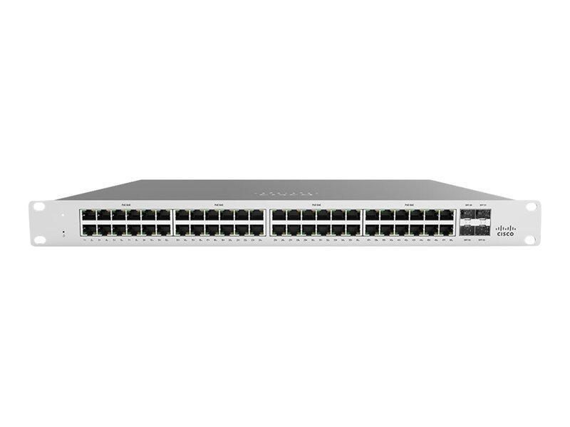 0810979014218 - Switch Meraki MS120 52-Port 1GbE 370W PoE managed