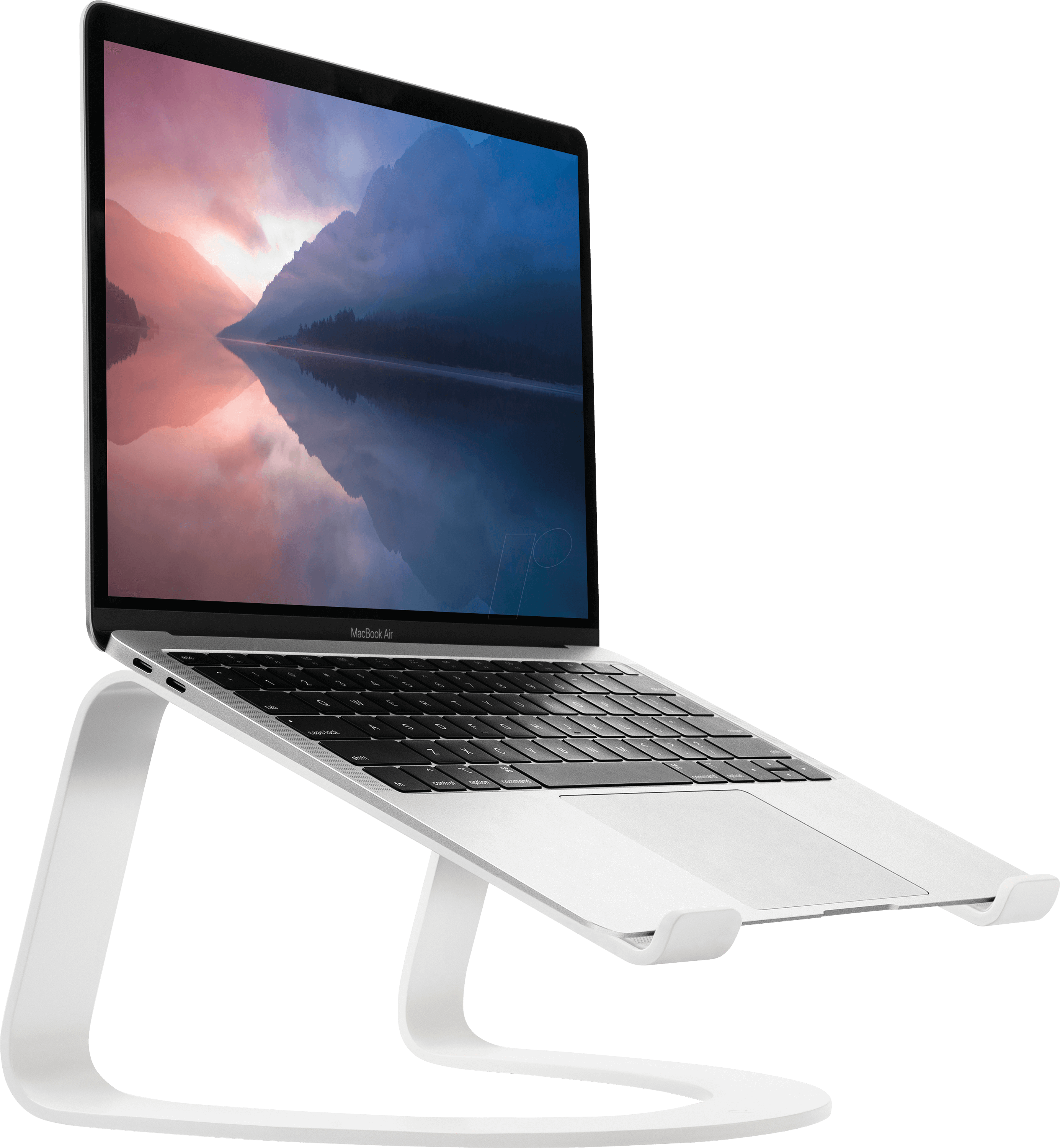 0811370022628 - TWELVE S 12-1915 - Aluminum Ständer für Notebooks und MacBooks mattweiß