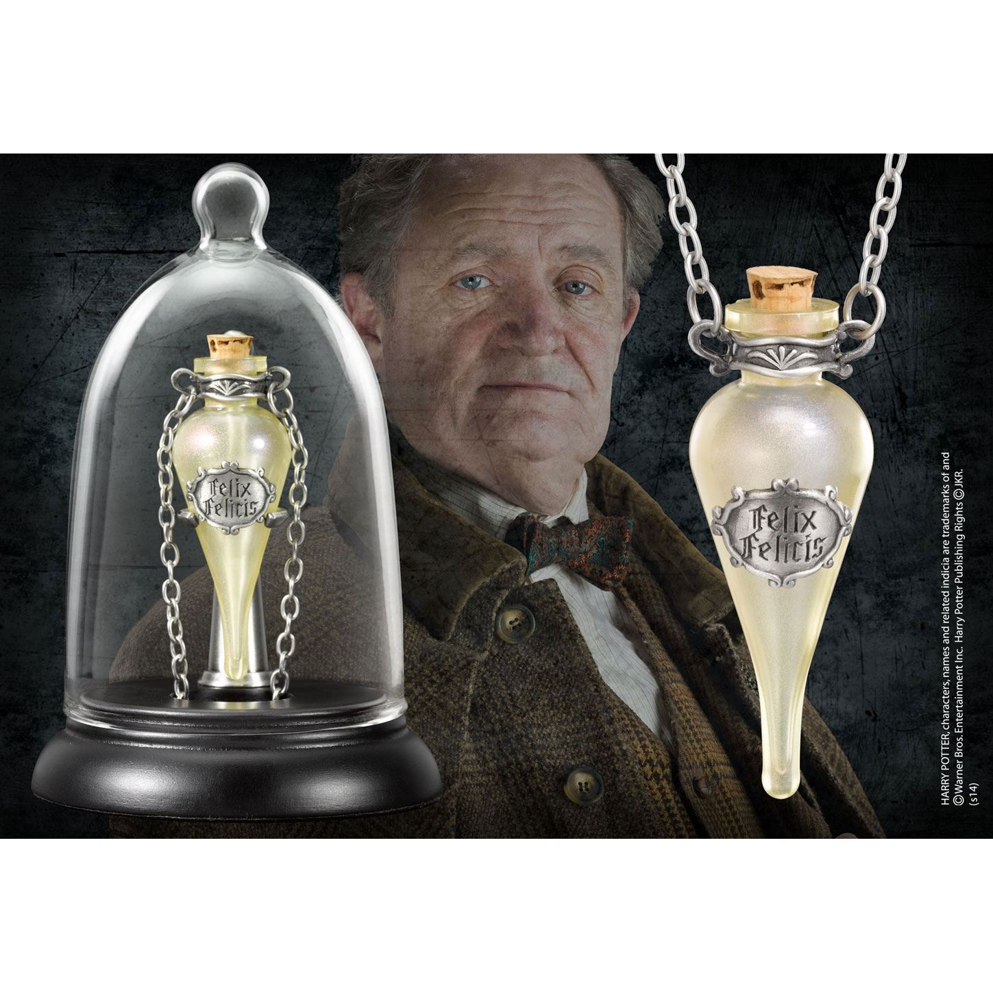 0812370015566 - Anhänger mit Display Harry Potter Felix Felicis