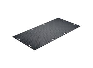 0812958004449 - Schwerlast-Bodenschutzmatte MambaMAT LxB 2440 x 1220 mm schwarz kaiserkraft