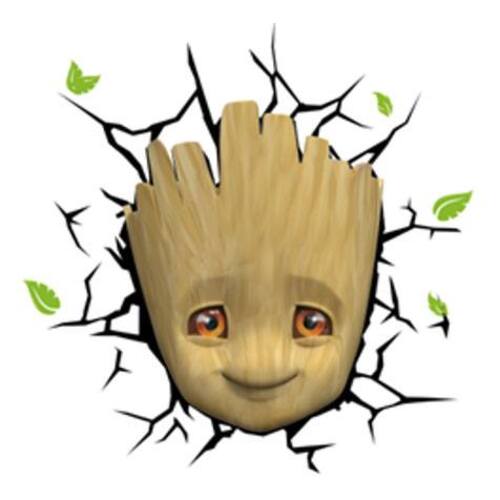 0816733840901 - Led-Lampe Marvel Baby Groot Face 3D