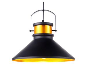 0816780024958 - Teamson Home - led Pendelleuchte Schwarz Modern Hanging Ceiling Lighting VN-L00036-EU - Schwarz Rotgold