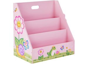 0816780029670 - Bücherregal TEAMSON™ KIDS Fantasy Fields Magic Garden Gr B H T 47 cm x 48 cm x 30 cm rosa Baby Regale Bücherregale mit Griff