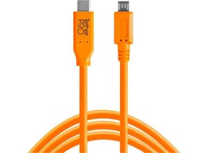 0818307014510 - Tether Tools USB-Kabel USB 20 USB-C® Stecker USB-Micro-B Stecker 460 m Orange CUC2515-ORG