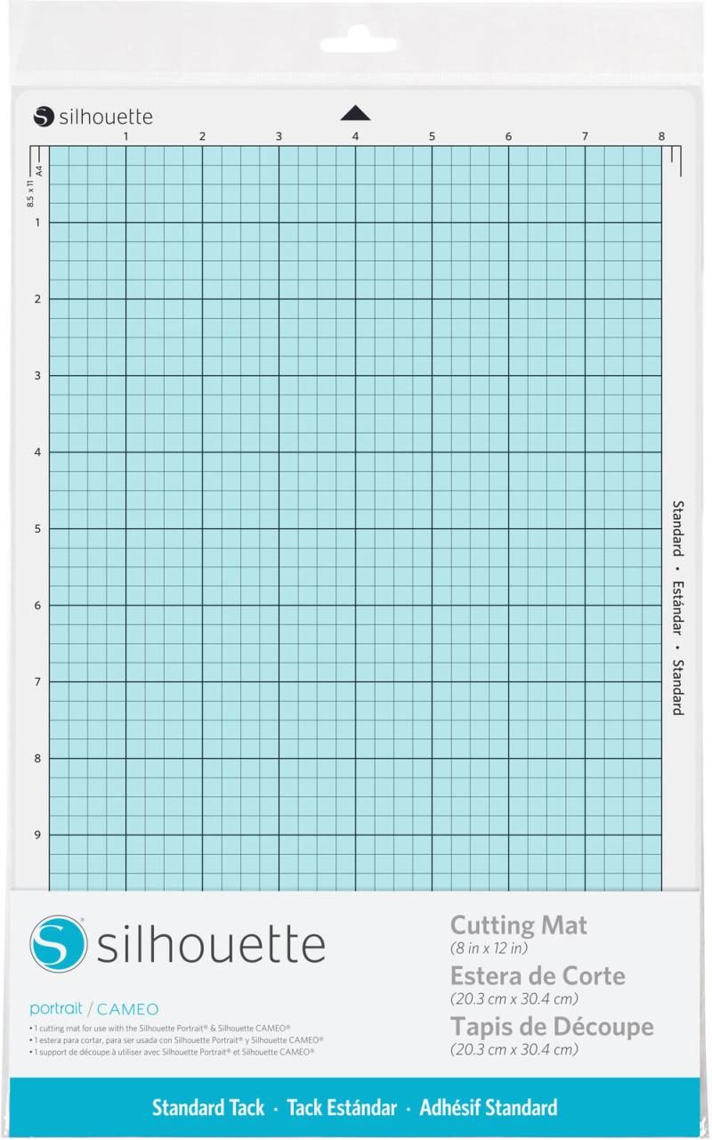 0819177026535 - CUT-MAT-8 Schneidematte für Schneideplotter normal klebend 203 x 305 mm 0819177026535 Silhouette