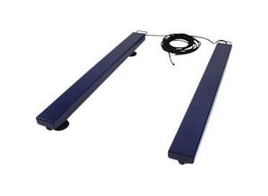 0819309010340 - Wägebalken Adam AELP-1000 Wägebereich 200 g-1000 kg mit Rädern und Griffen B 120 x T 1330 x H 85 mm Stahl blau