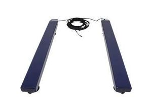 0819309010364 - Wägebalken Adam AELP-2000 Wägebereich 500 g-2000 kg mit Rädern und Griffen B 120 x T 1330 x H 85 mm Stahl blau