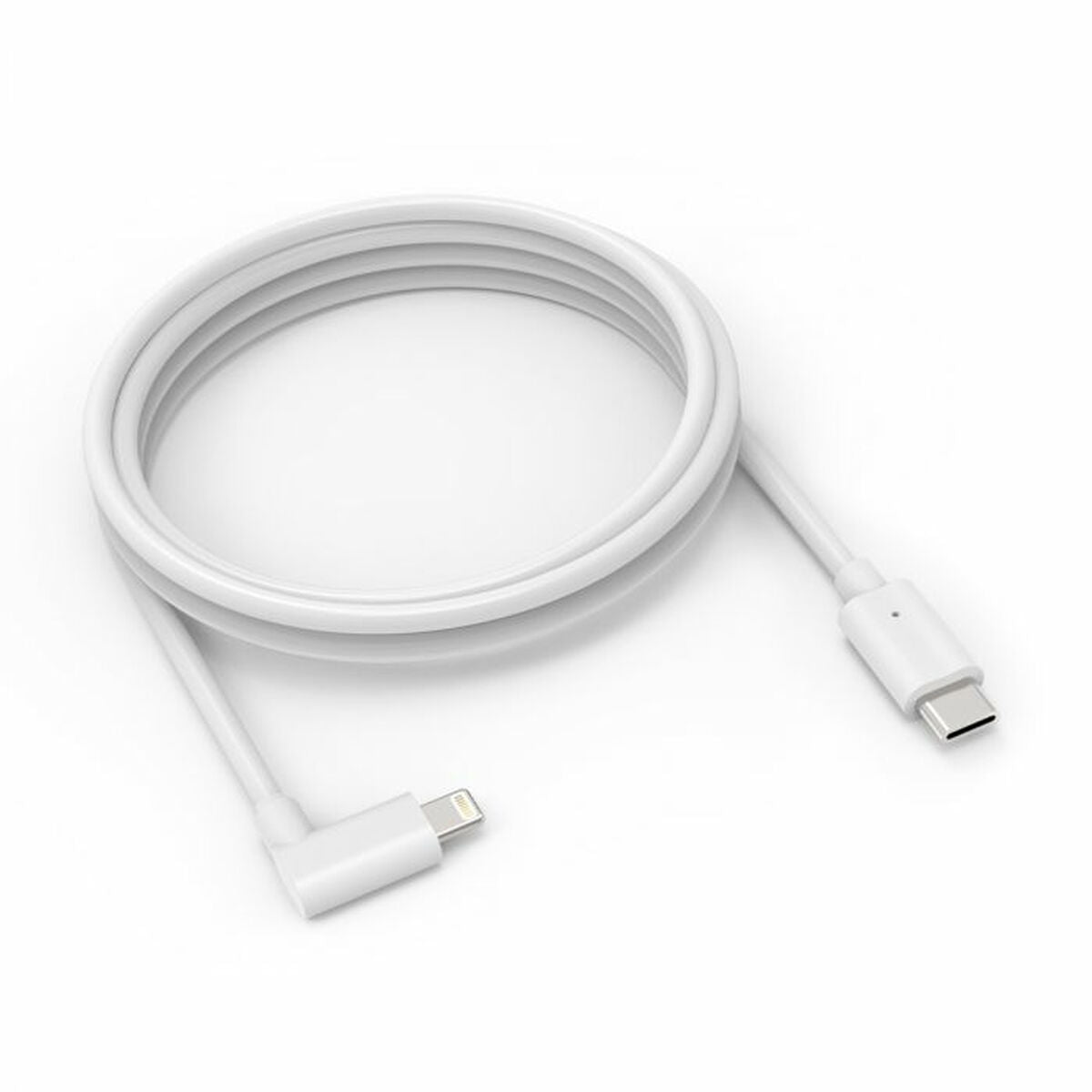 0819472024014 - 6FT USB-C Male to 90 Degree Lightning Charging Cable Right Angle - Lightning-Kabel - 24 pin USB-C männlich gerade zu Lightning männlich nach rechts abgewinkelt - 183 m - weiß - für Apple iPad iPhone iPod (Lightning)