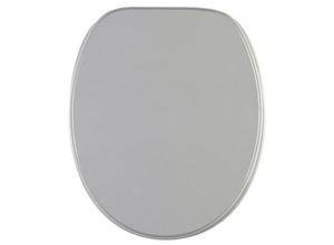 0820103642866 - WC-Sitz Manhattan Grau - Premium Toilettendeckel direkt vom Hersteller