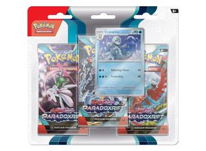 0820650457333 - Pokemon Karmesin & Purpur – Paradoxrift 3er-Pack Blister Cryospino