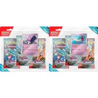 0820650459382 - Pokémon-TCG Karmesin & Purpur – Stellarkrone 3-Pack Blister Sammelkarten