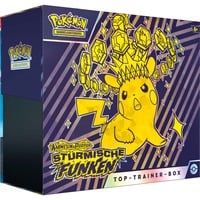 0820650459566 - Pokémon-TCG Karmesin & Purpur – Stürmische Funken Top Trainer Box Sammelkarten