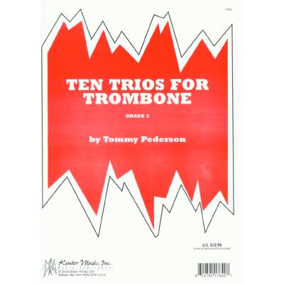 0822795176407 - 10 Trios for trombone grade 2