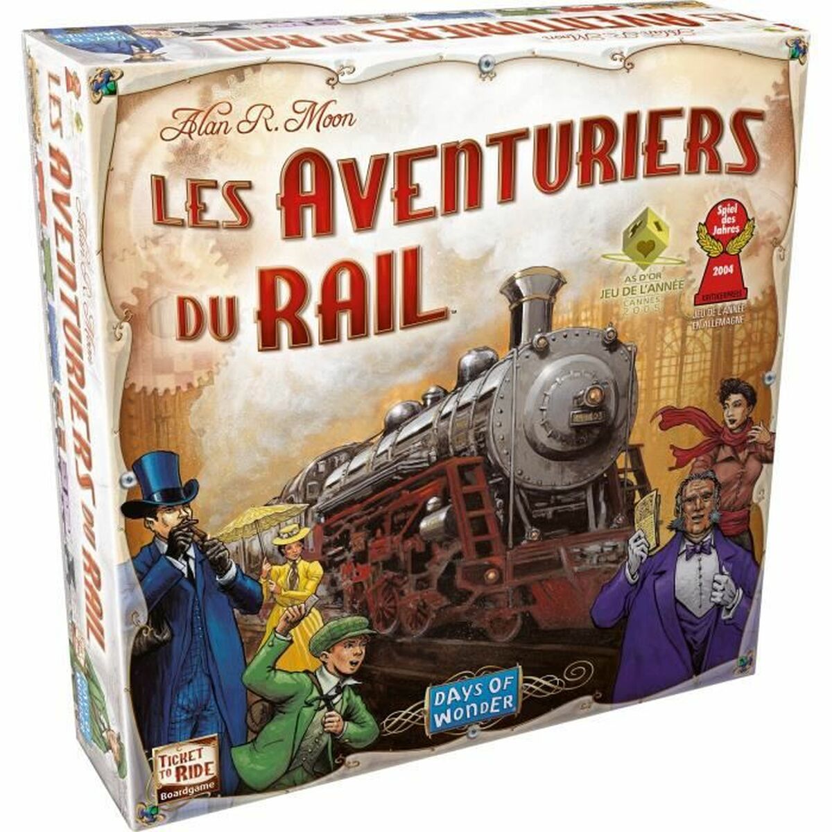 0824968717813 - Tischspiel The Adventurers of Rail USA (FR)