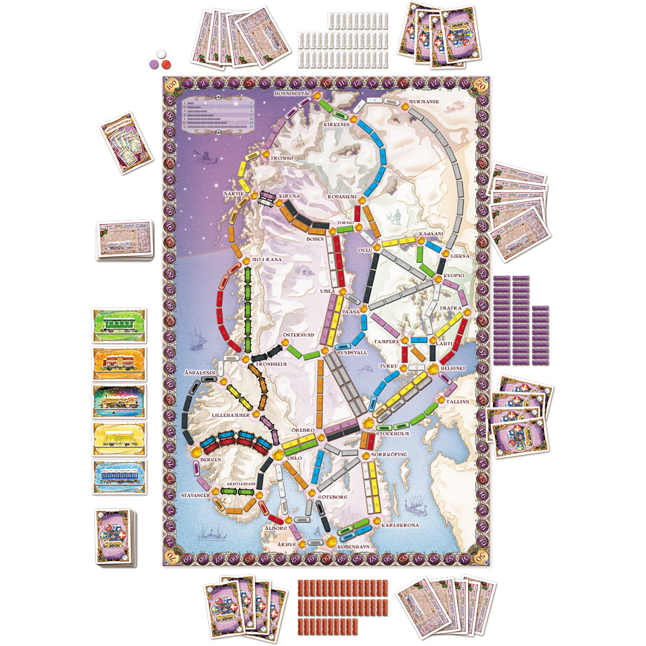 0824968717882 - Gesellschaftsspiele Les Aventuriers du Rail  Scandinavie