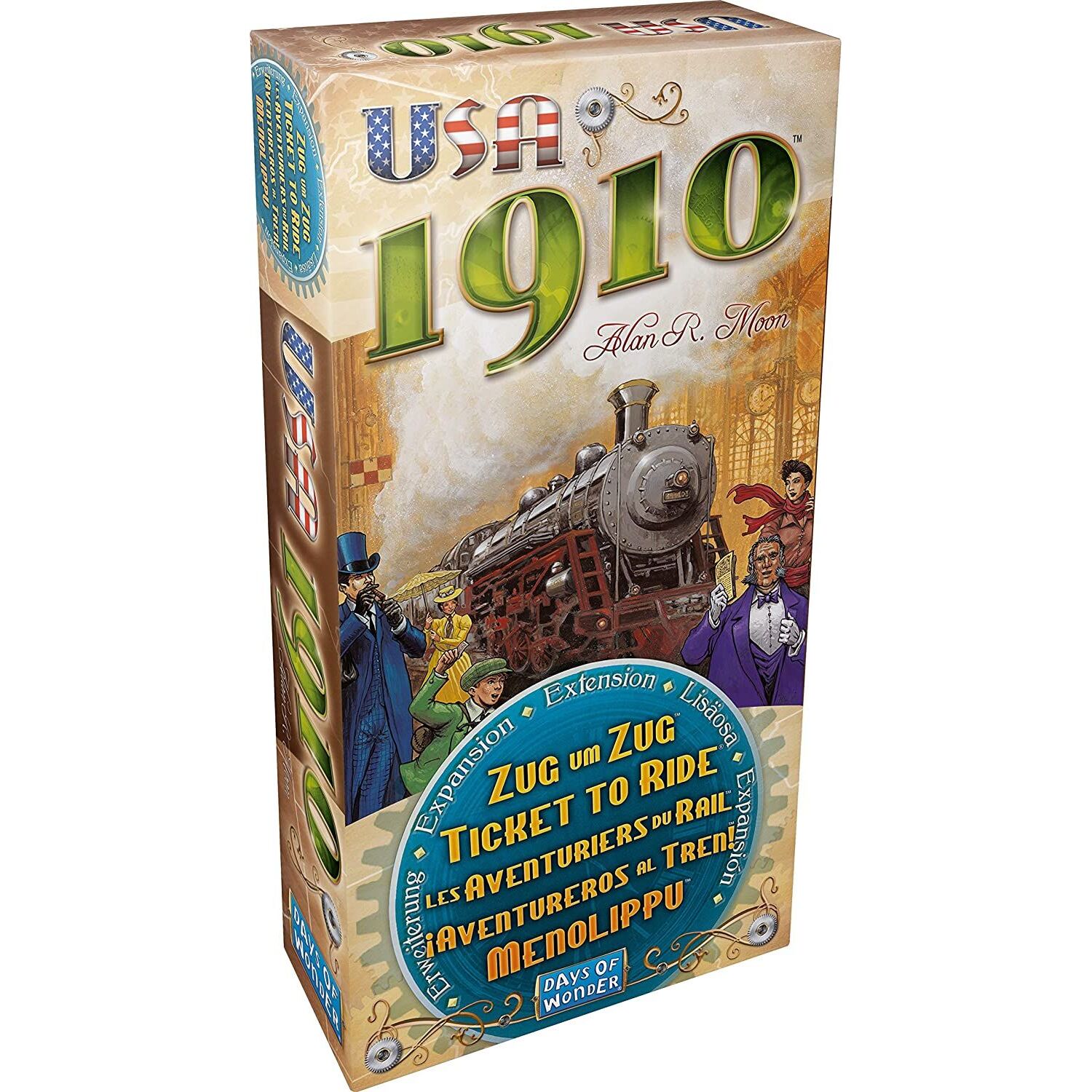 0824968817711 - Gesellschaftsspiele Les Aventuriers du Rail  USA 1910