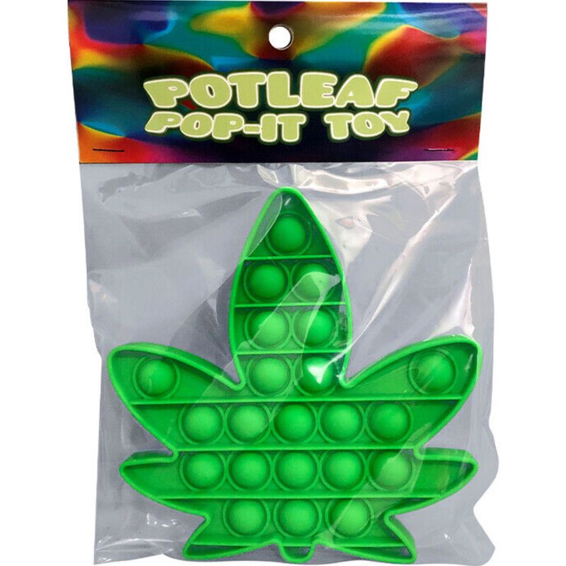 0825156111024 - - POTLEAF-POP-IT-SPIELZEUG MARIHUANA