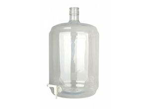 0825392002117 - Ich-zapfe - Gärflasche Glasflasche pet 23 Liter mit Hahn 5 16-7 16 - Farbe Transparent