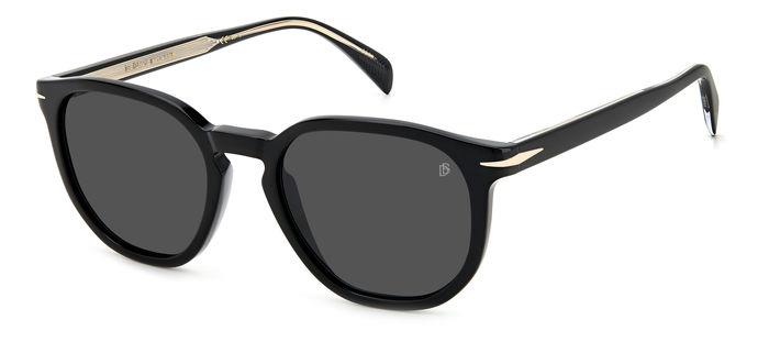 0827886011940 - Herren DB 1099 S 807 IR Gläser SONNENBRILLEN Acetat Schwarz Grau Quadratisch