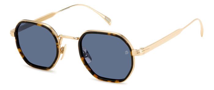 0827886031139 - Herren DB 1097 S 06J KU Gläser SONNENBRILLEN Titan Havanna   Gold Blau Geometrisch