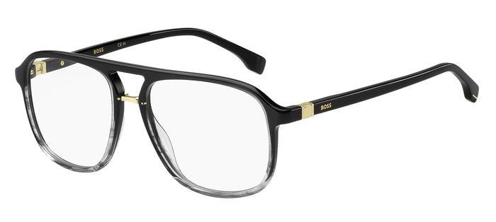 0827886050444 - Herren BOSS 1438 37N Rahmen von BRILLEN Acetat Schwarz  Quadratisch