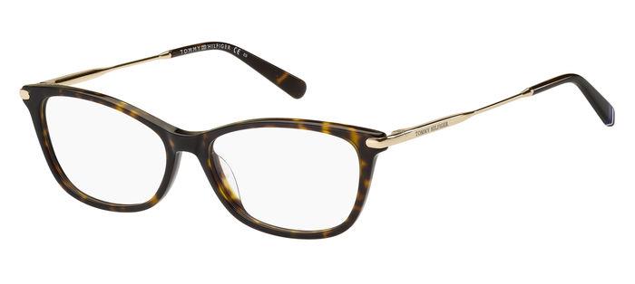 0827886055180 - Damen TH 1961 086 Rahmen von BRILLEN Acetat Havanna  Quadratisch