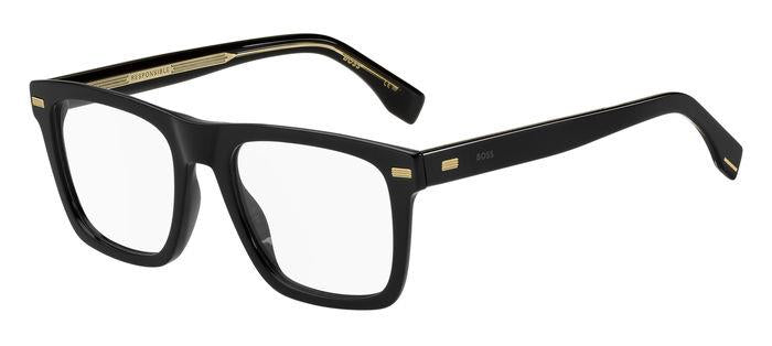 0827886075751 - Herren BOSS 1445 807 Rahmen von BRILLEN Biokrise Schwarz  Quadratisch