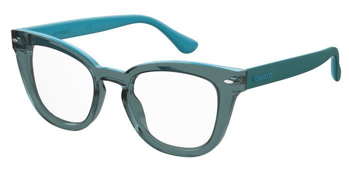 0827886935079 - Damen ROSA V GNY Rahmen von BRILLEN Acetat Petrolium  Cat Eye