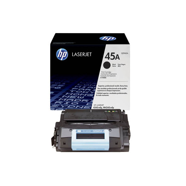 0829160296197 - Hp Cartridge No 45A HP45A hp 45A Black Schwarz (Q5945A) (Q5945A) - Hewlett Packard