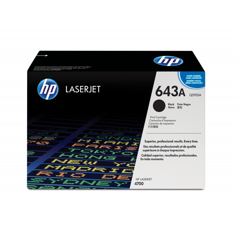 0829160493879 - Hewlett Packard Toner CL4700       black       Q5950A   11000 Seite