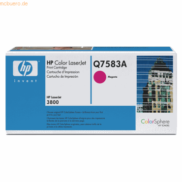 0829160697420 - 503A - Magenta - original - LaserJet - Tonerpatrone (Q7583A) - für Color LaserJet 3800 3800dn 3800dtn 3800n CP3505 CP3505dn CP3505n CP3505x