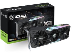 0835168003279 - Inno 3D Grafikkarte Nvidia GeForce RTX 4060 Ti ICHILL X3 8 GB GDDR6-RAM PCIe x8 HDMI® DisplayPort NVIDIA G-Sync Vulkan