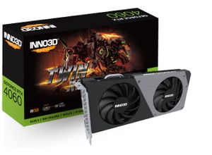 0835168003354 - Inno 3D Grafikkarte Nvidia GeForce RTX 4060 Twin X2 8 GB GDDR6-SDRAM PCIe x8 DisplayPort HDMI®